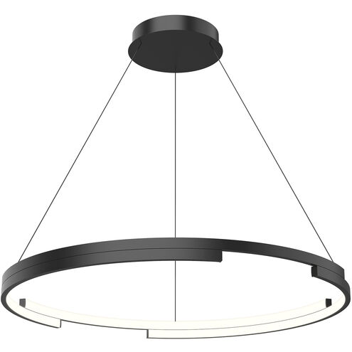 Anello Minor LED 32 inch Black Pendant Ceiling Light